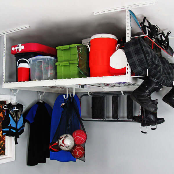 Garage Ceiling Storage Racks - SafeRacks 4x6 Overhead | Serious Garages