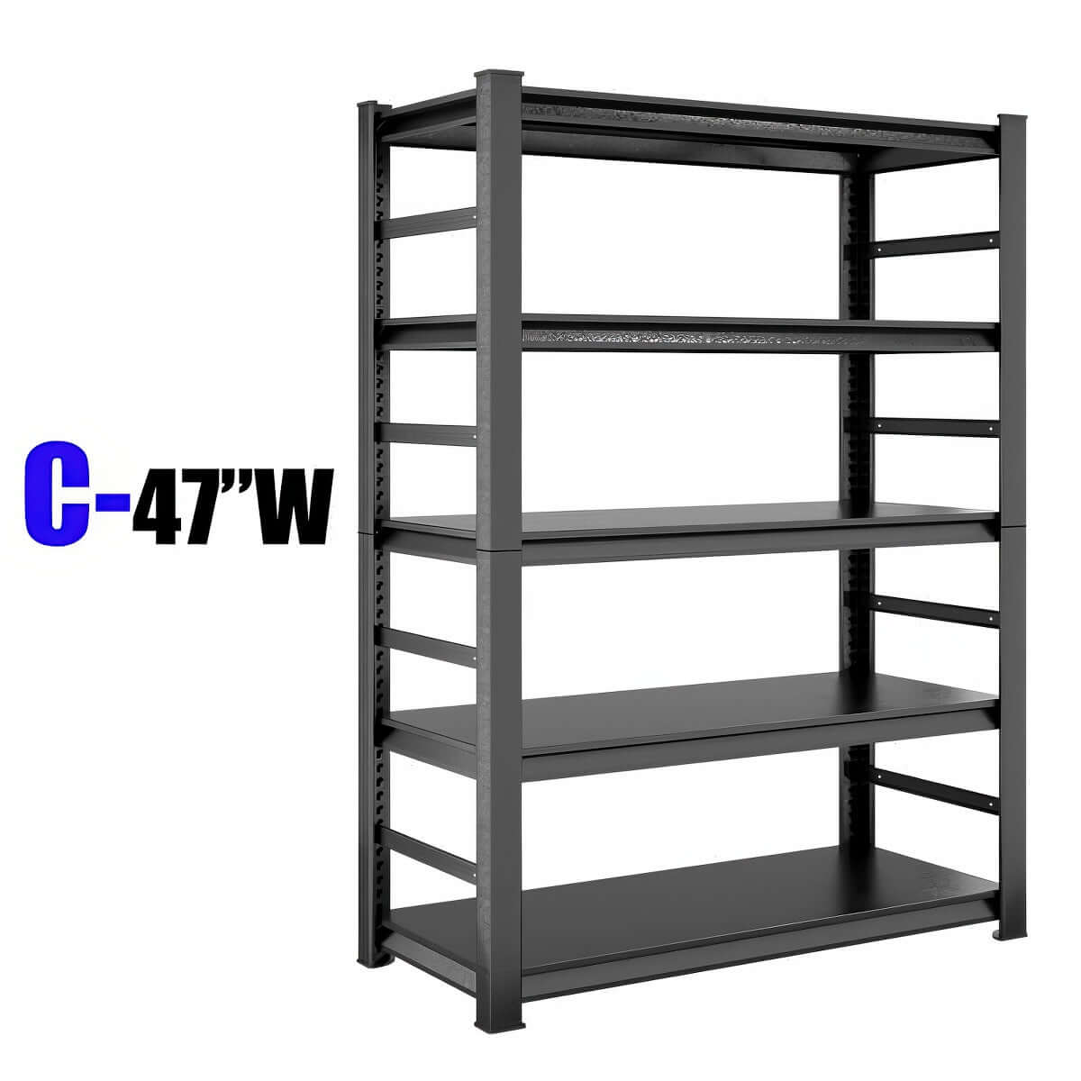 72" H Heavy Duty Metal Shelving Unit | Serious Garages