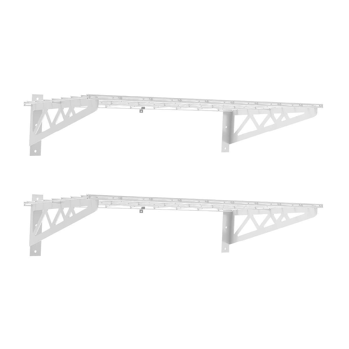 SafeRacks Wall Garage Shelving - 18x36 Two Pack | Serious Garages
