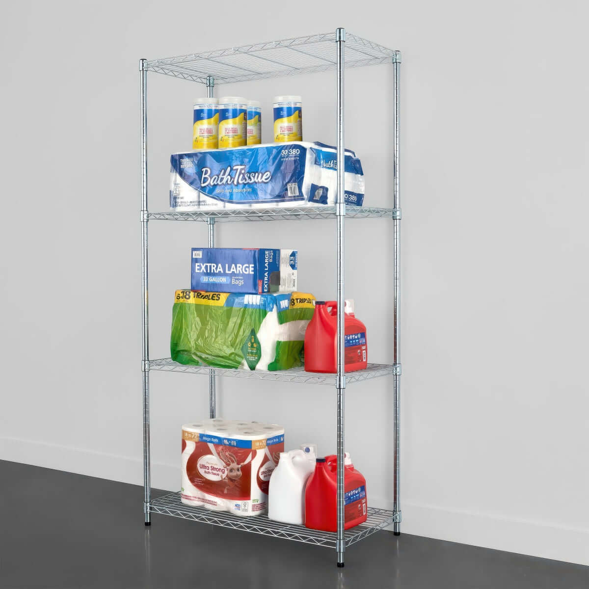 SafeRacks 4-Tier Heavy Duty Garage Shelving 18x36x72 | Serious Garages