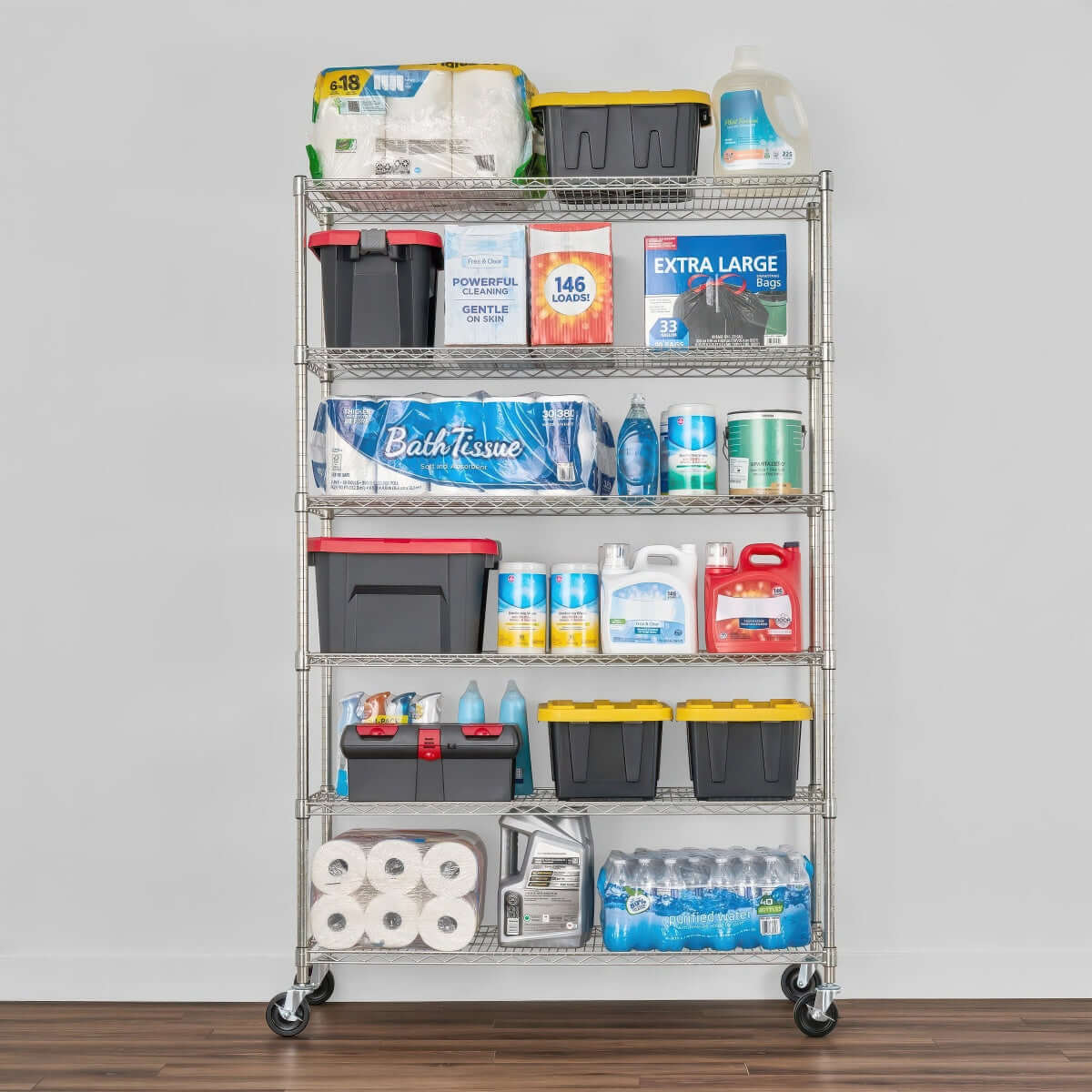 SafeRacks 6-Tier Wire Garage Shelving | Heavy Duty | Serious Garages