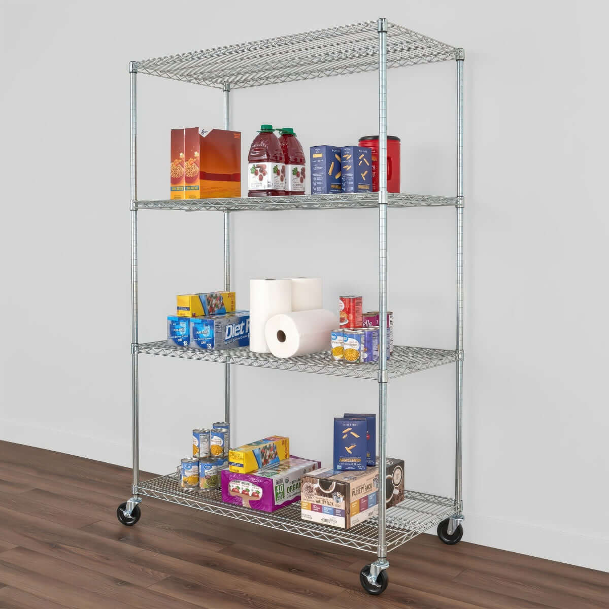 SafeRacks 4-Tier Heavy Duty Garage Shelving - 72" Tall | Serious Garages