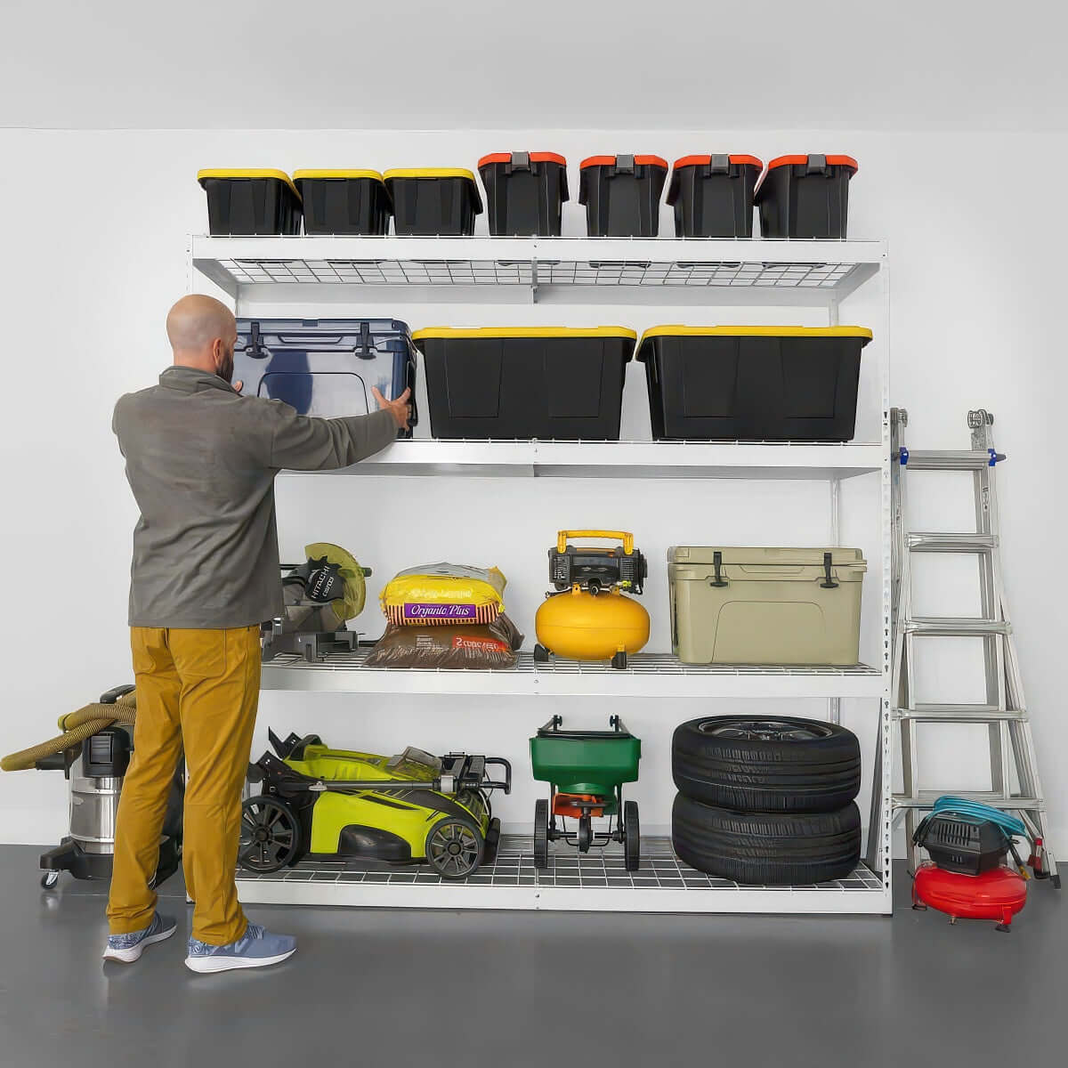 SafeRacks Heavy-Duty Garage Shelving | 7ft Tall Storage | Serious Garages