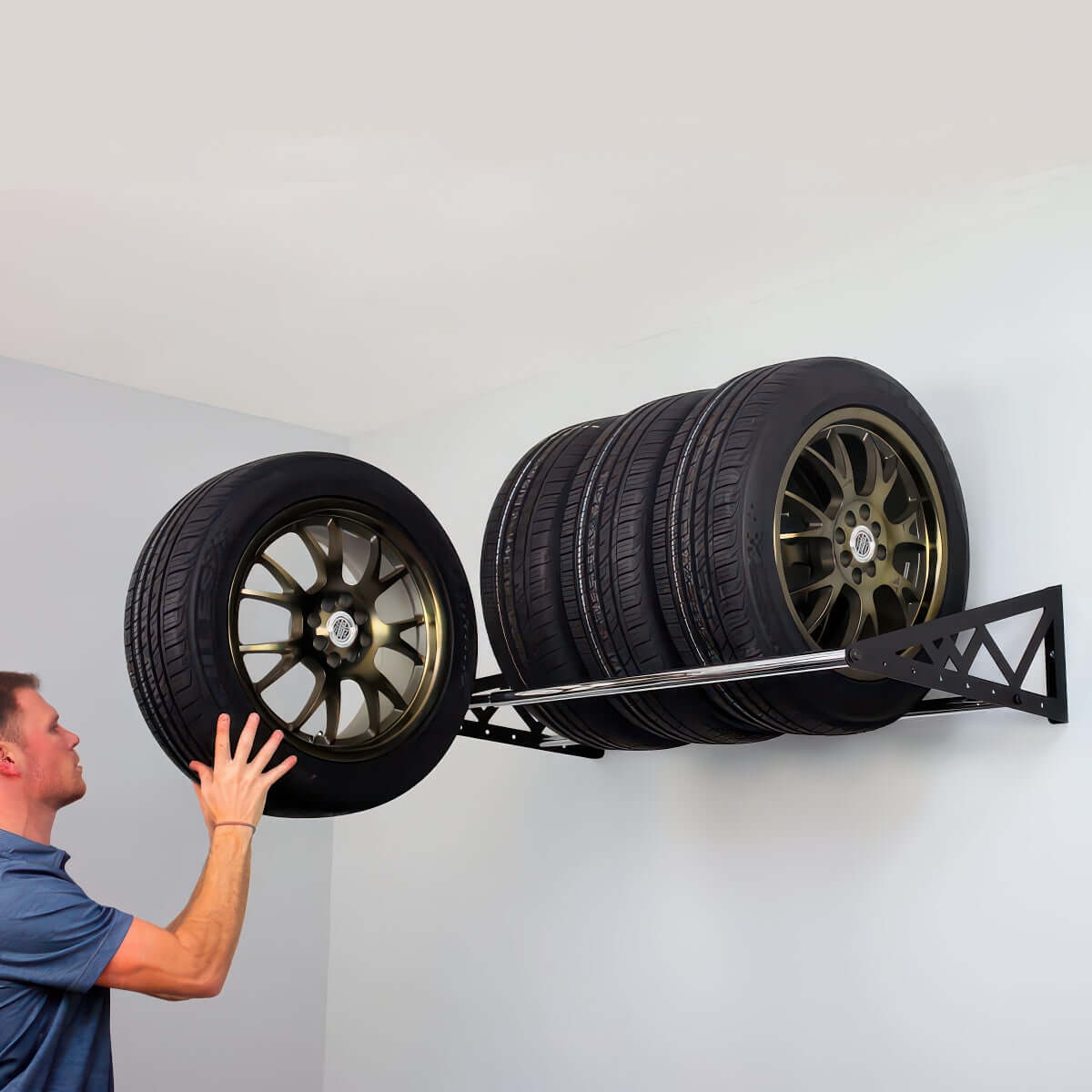SafeRacks Tire Rack | Space-Saving Garage Shelving | Serious Garages