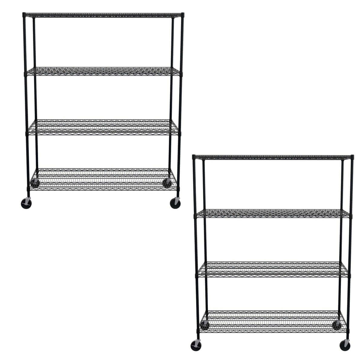 SafeRacks Heavy-Duty Garage Shelving | 4-Tier Wire Rack | Serious Garages