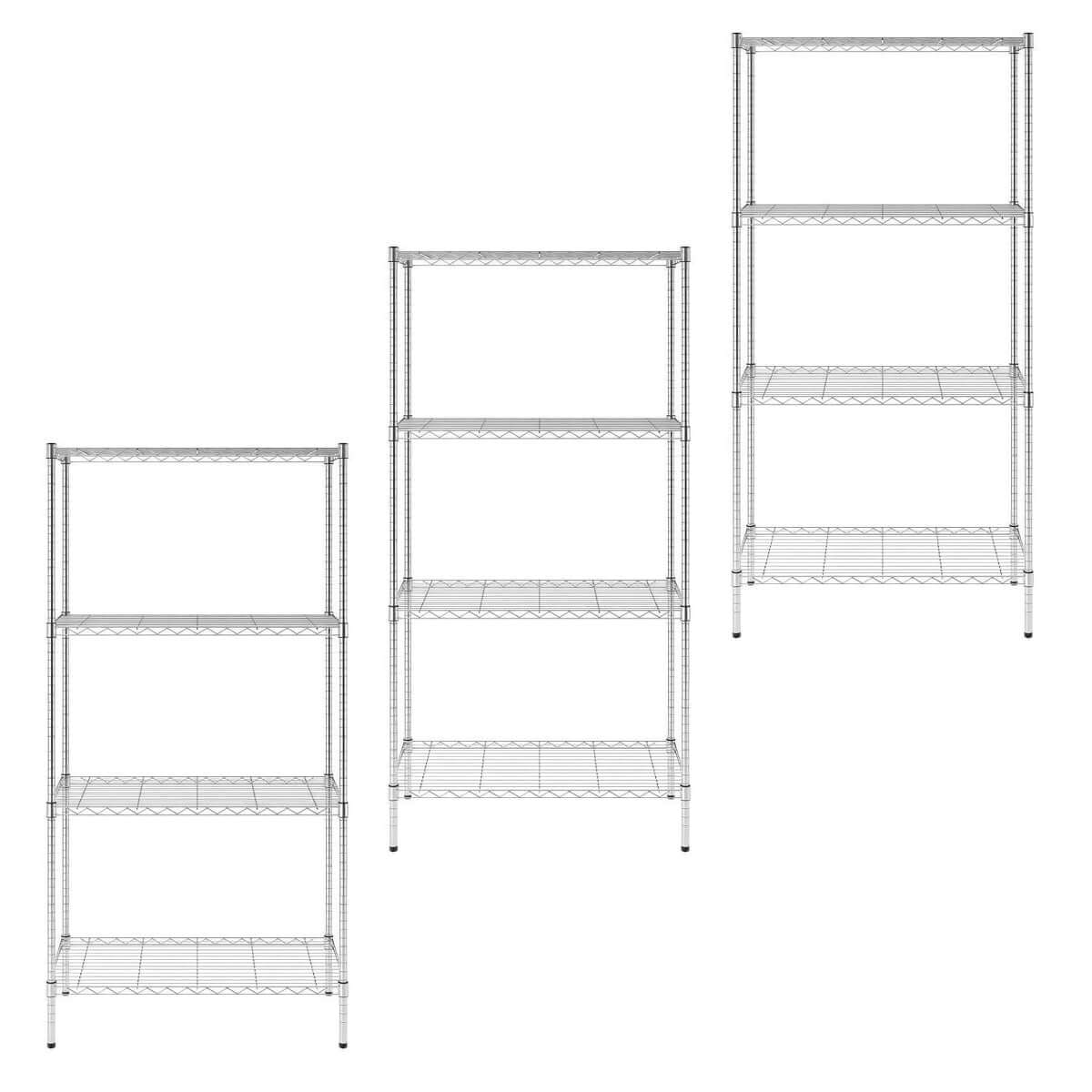SafeRacks 4-Tier Heavy Duty Garage Shelving 18x36x72 | Serious Garages