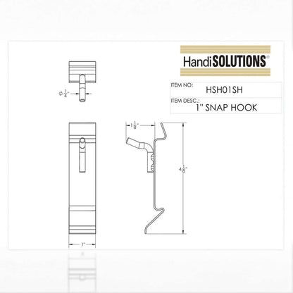 HANDI 1" SNAP HOOK | Serious Garages