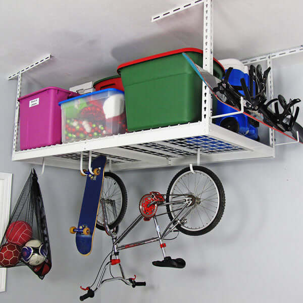 Garage Ceiling Storage Racks | 3x6 SafeRacks Overhead | Serious Garages