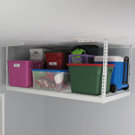 Garage Ceiling Storage Racks | 3x6 SafeRacks Overhead | Serious Garages