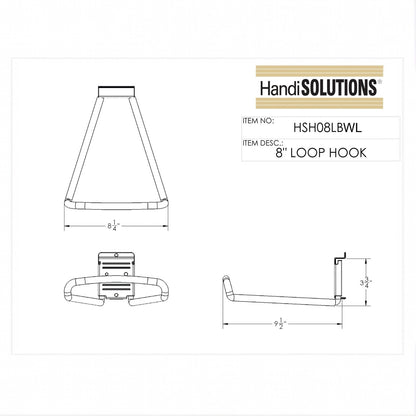 HANDI 8" LOOP HOOK