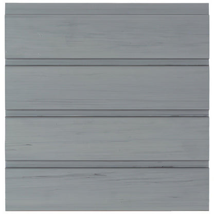 Slatwall Panels in driftwood gray finish, horizontal grooves for versatile garage storage__DriftwoodSlate