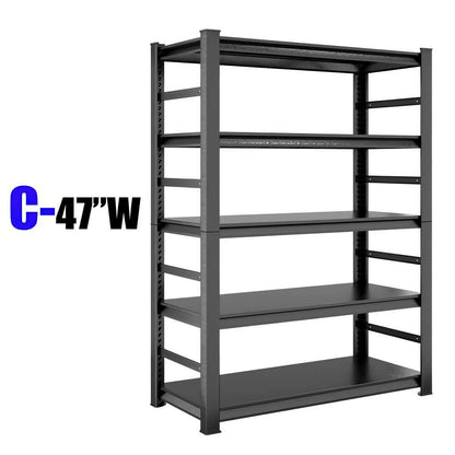 72" H Heavy Duty Metal Shelving Unit | Serious Garages