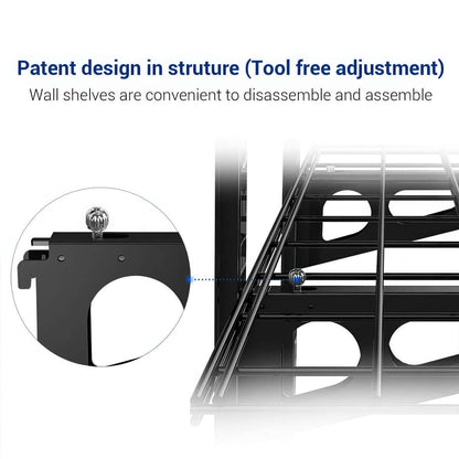 Adjustable 3-Tier Wall Shelving | Serious Garages