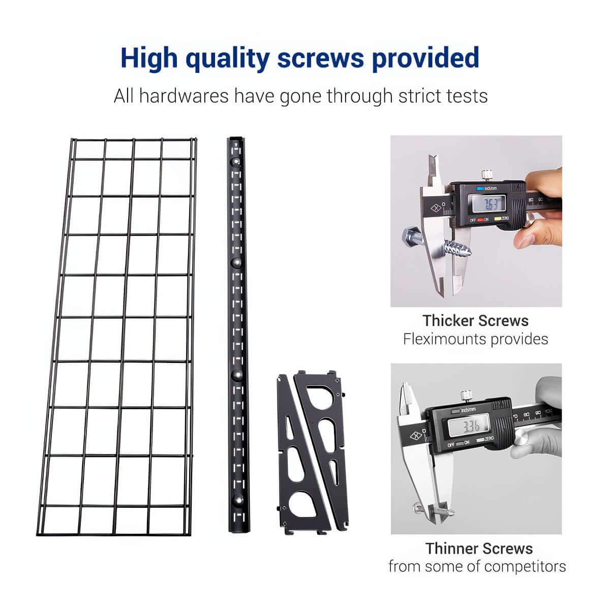 Adjustable 3-Tier Wall Shelving | Serious Garages