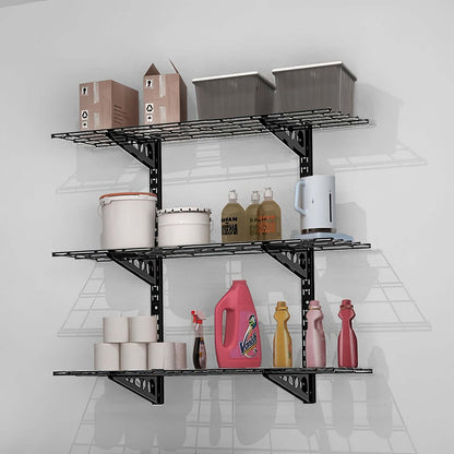 Adjustable 3-Tier Wall Shelving | Serious Garages
