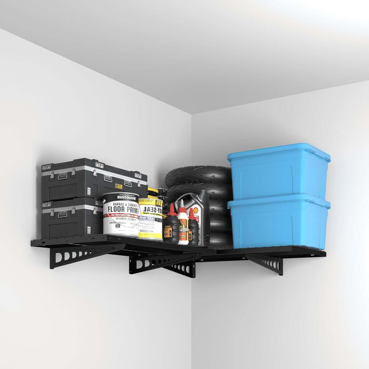 Corner 2-Pack 2' x 4' Wall Shelving | Serious Garages