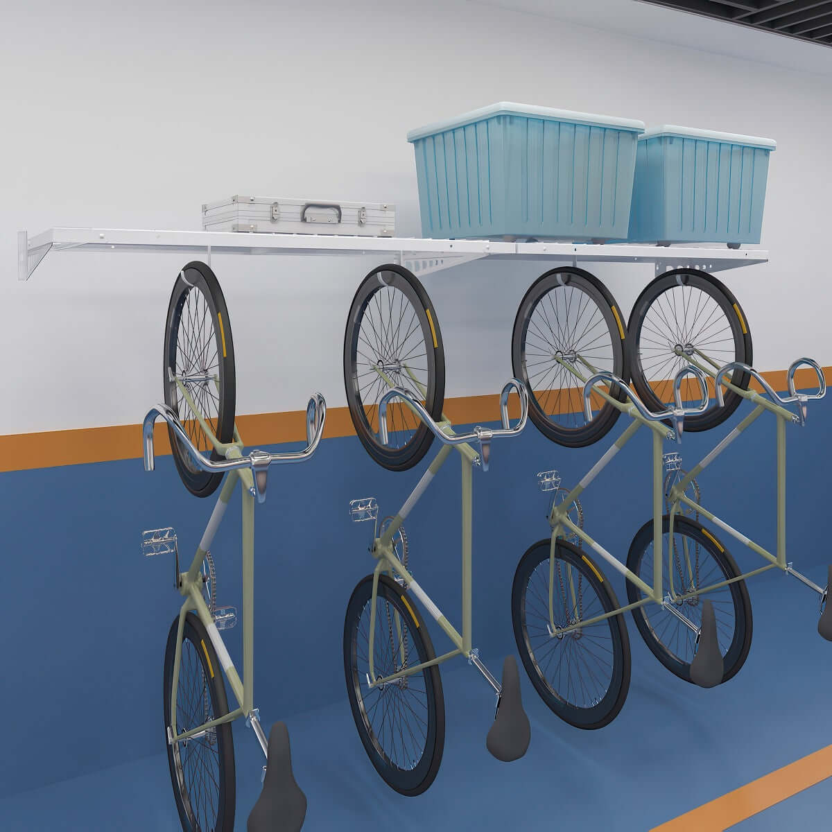 General 2-Pack 2' x 4' Wall Shelving | Serious Garages