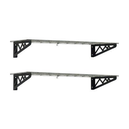 SafeRacks Wall Garage Shelving | 12" x 36" Two Pack | Serious Garages