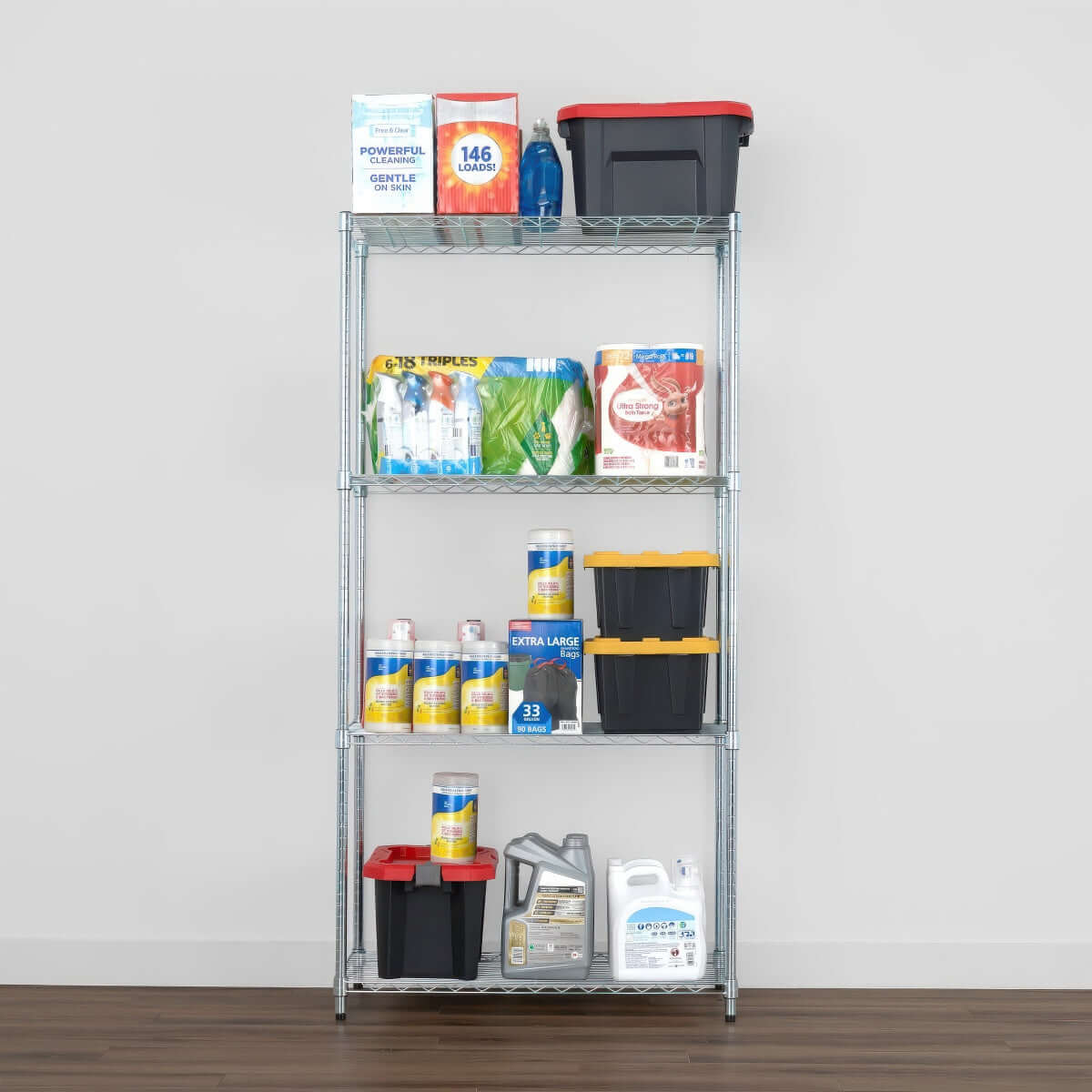 SafeRacks 4-Tier Heavy Duty Garage Shelving 18x36x72 | Serious Garages