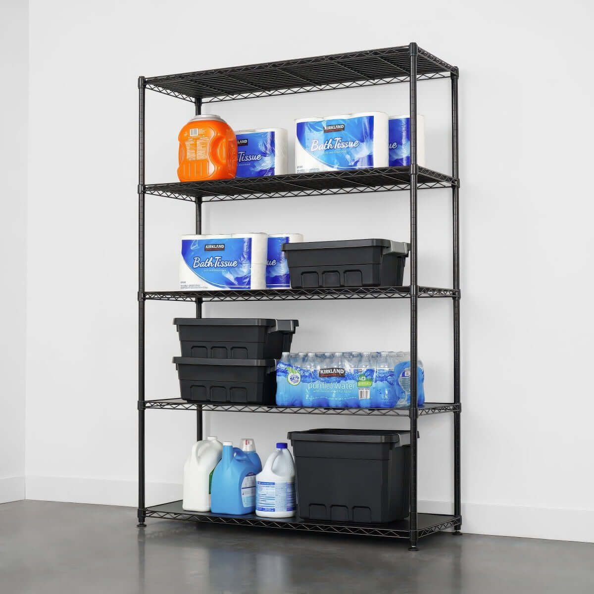 SafeRacks 5-Tier Wire Rack | Heavy-Duty Garage Shelving | Serious Garages