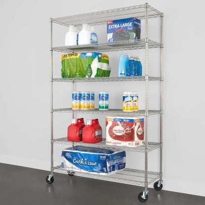 SafeRacks 6-Tier Wire Garage Shelving | Heavy Duty | Serious Garages