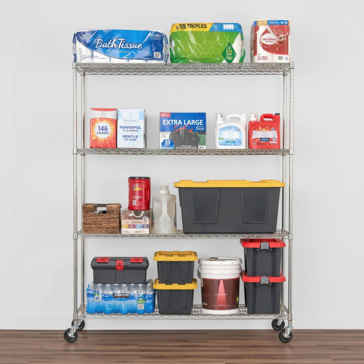 18" x 60" Heavy-Duty Garage Shelving by SafeRacks | Serious Garages