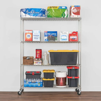 18" x 60" Heavy-Duty Garage Shelving by SafeRacks | Serious Garages