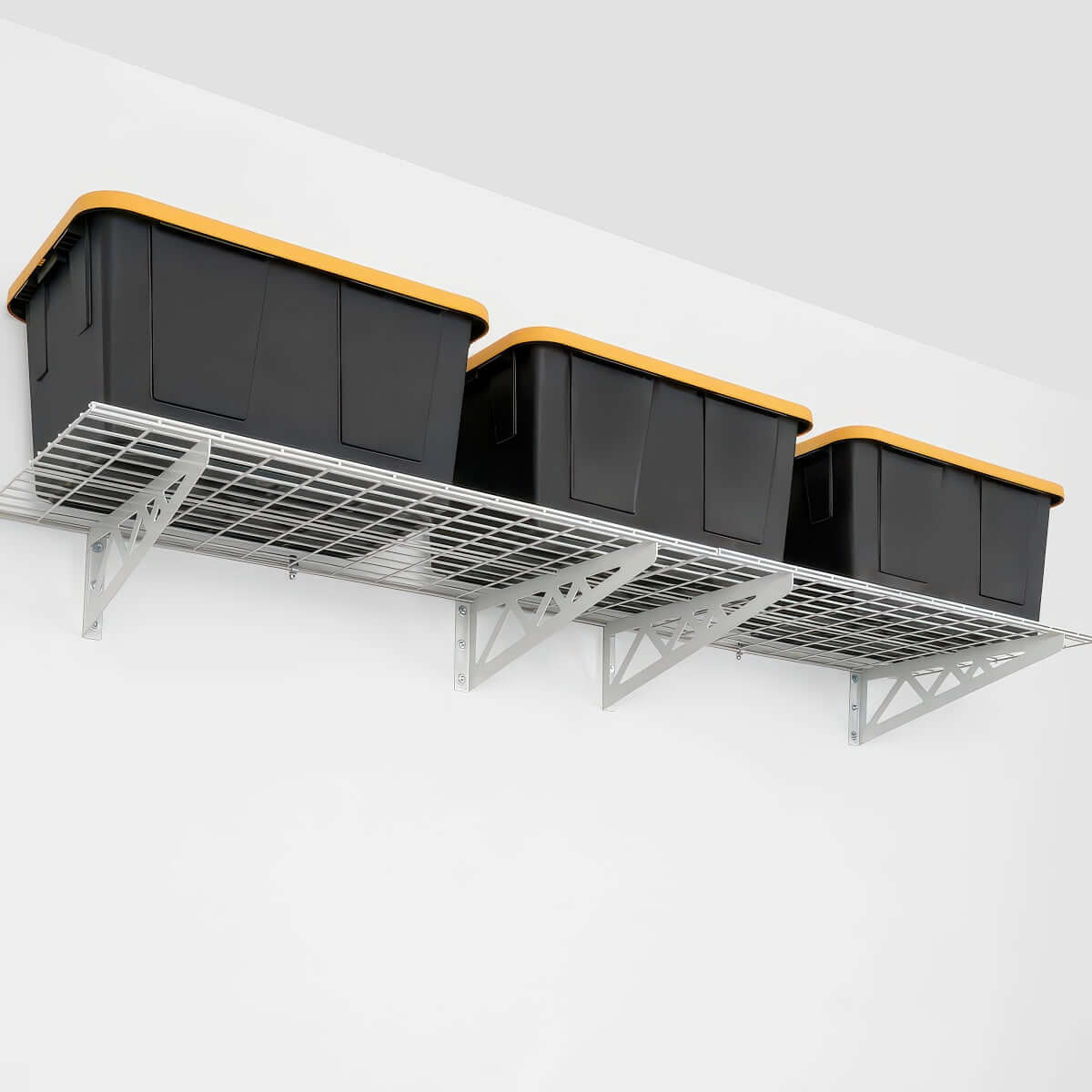 SafeRacks 24x48 Garage Shelving 2-Pack with Hooks | Serious Garages