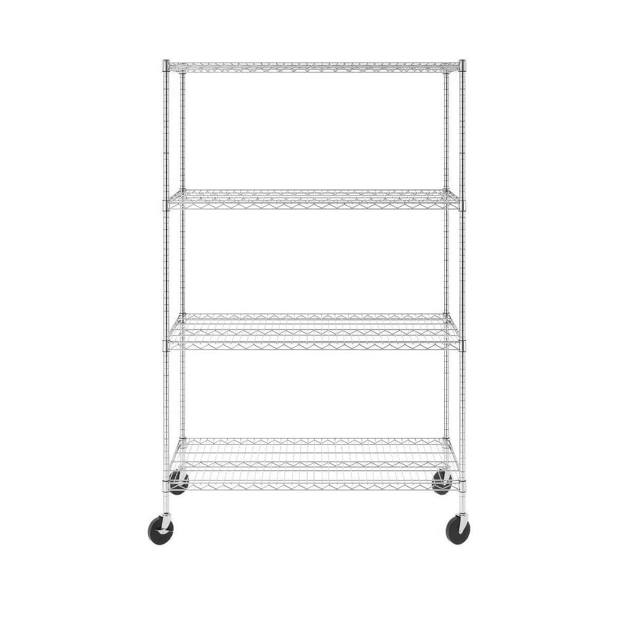 SafeRacks 4-Tier Heavy Duty Garage Shelving - 72" Tall | Serious Garages