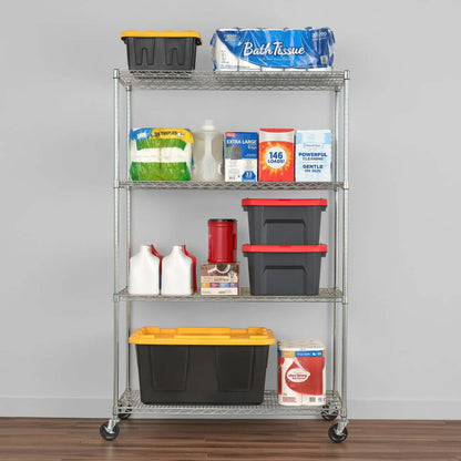 SafeRacks 4-Tier Heavy Duty Garage Shelving - 72" Tall | Serious Garages