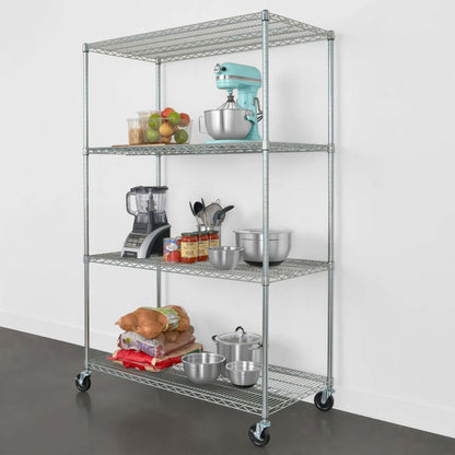 SafeRacks 4-Tier Heavy Duty Garage Shelving - 72" Tall | Serious Garages