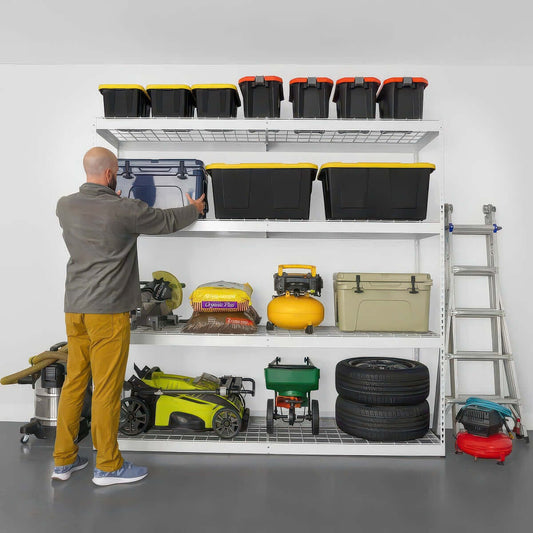 SafeRacks Heavy-Duty Garage Shelving | 7ft Tall Storage | Serious Garages