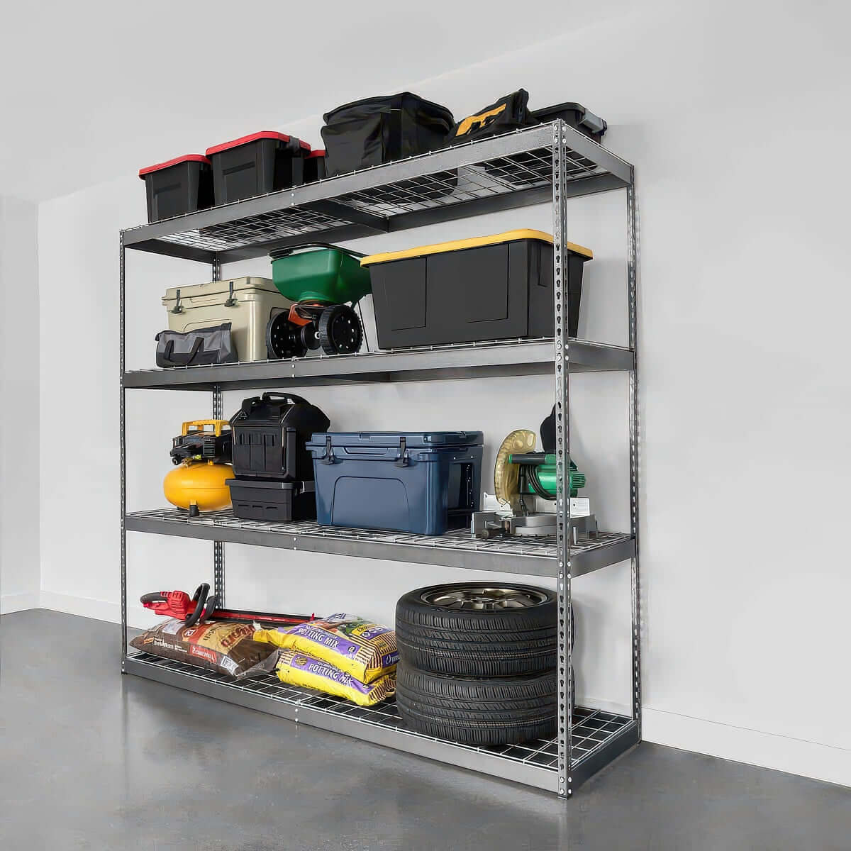 SafeRacks Heavy-Duty Garage Shelving | 7ft Tall Storage | Serious Garages