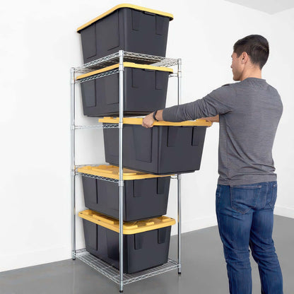 Garage Shelving Bin Combo | SafeRacks Storage System | Serious Garages
