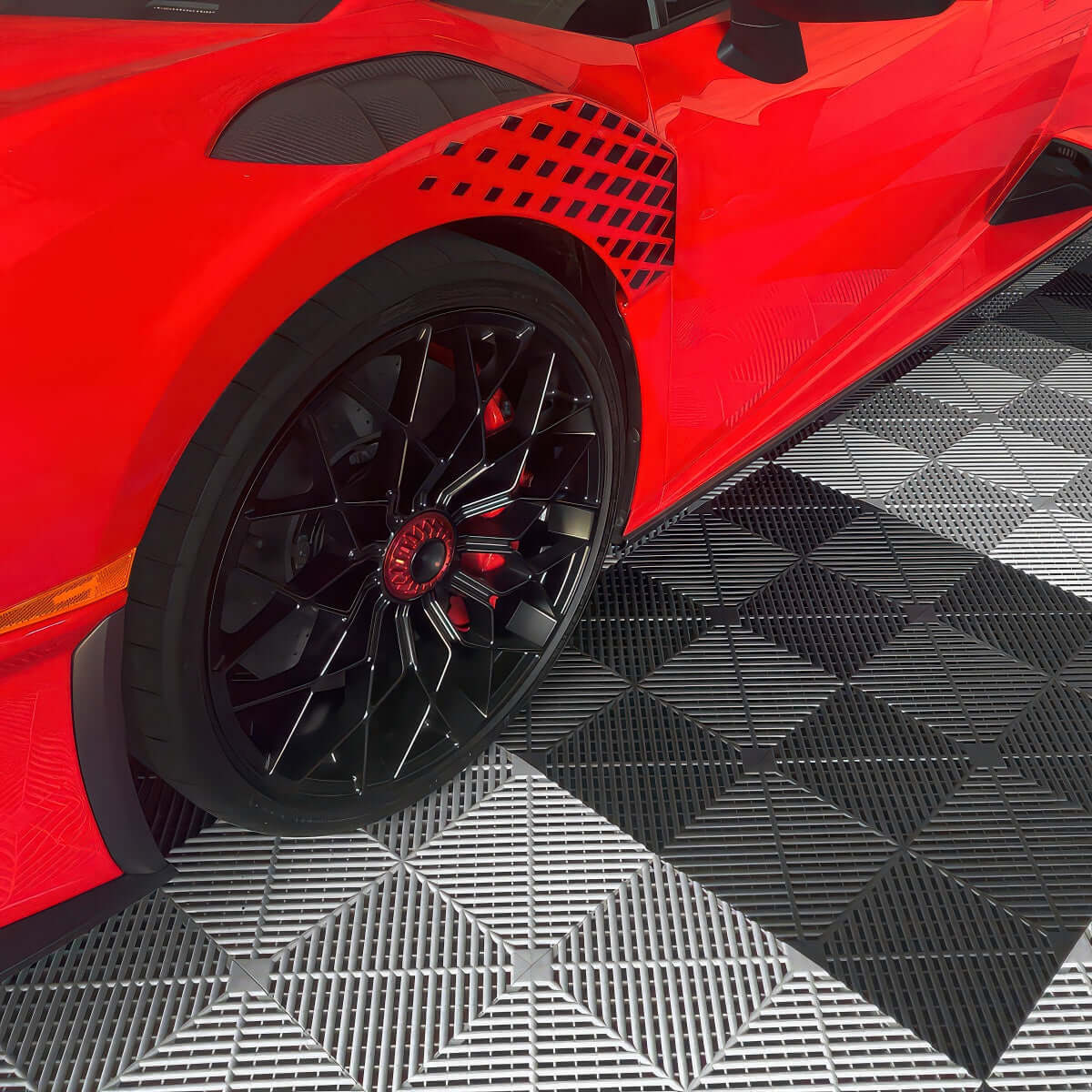 Interlocking Garage Floor Tiles by SafeRacks | Serious Garages