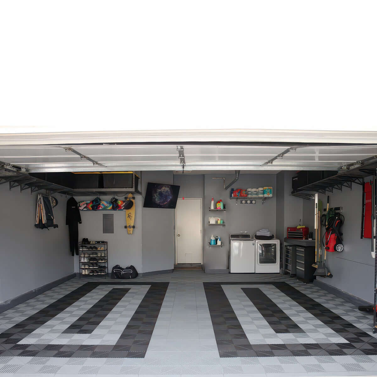 Interlocking Garage Floor Tiles by SafeRacks | Serious Garages