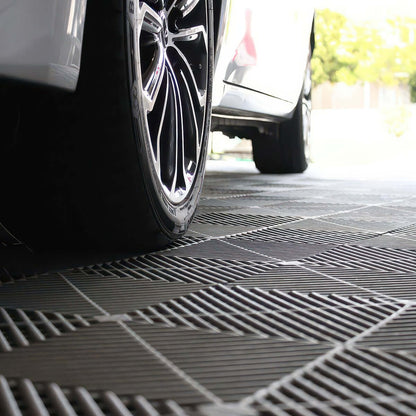 Interlocking Garage Floor Tiles by SafeRacks | Serious Garages