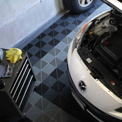 Interlocking Garage Floor Tiles by SafeRacks | Serious Garages