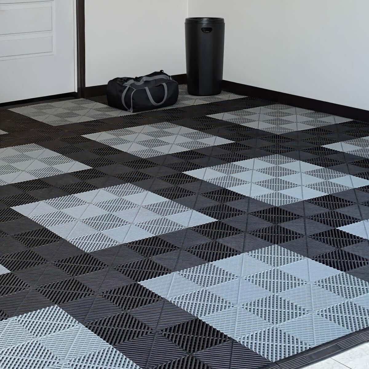 Interlocking Garage Floor Tiles by SafeRacks | Serious Garages