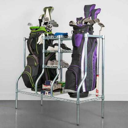 Golf Bag Garage Shelving Rack by SafeRacks | Serious Garages
