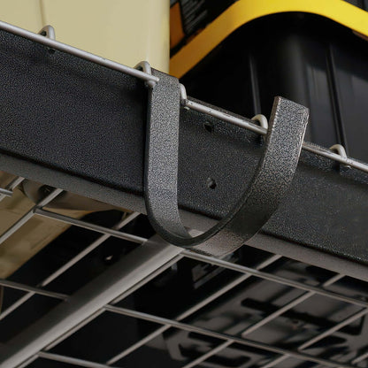 SafeRacks Rail Hooks | Garage Ceiling Storage Racks - 2pc | Serious Garages