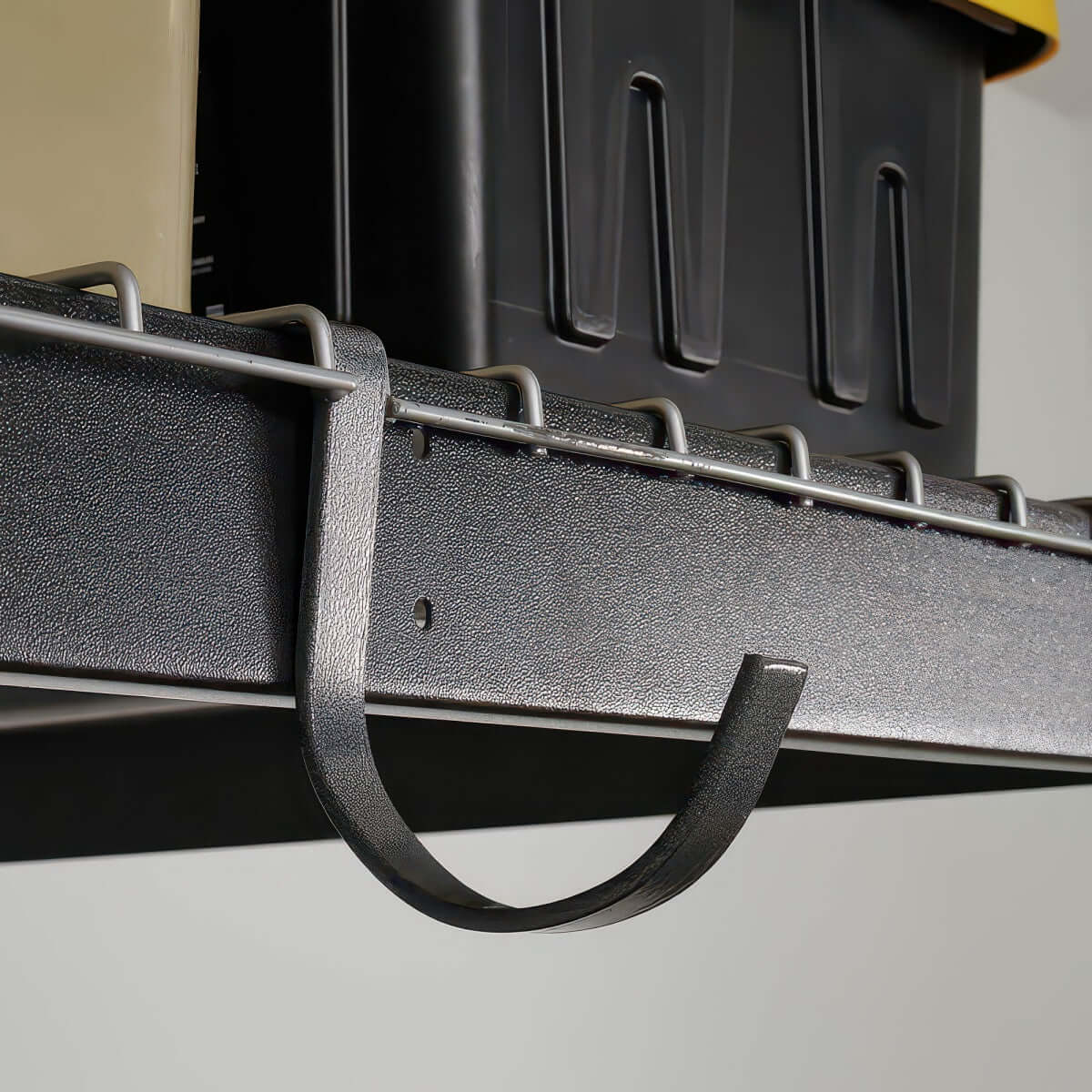 SafeRacks Rail Hooks | Garage Ceiling Storage Racks - 2pc | Serious Garages