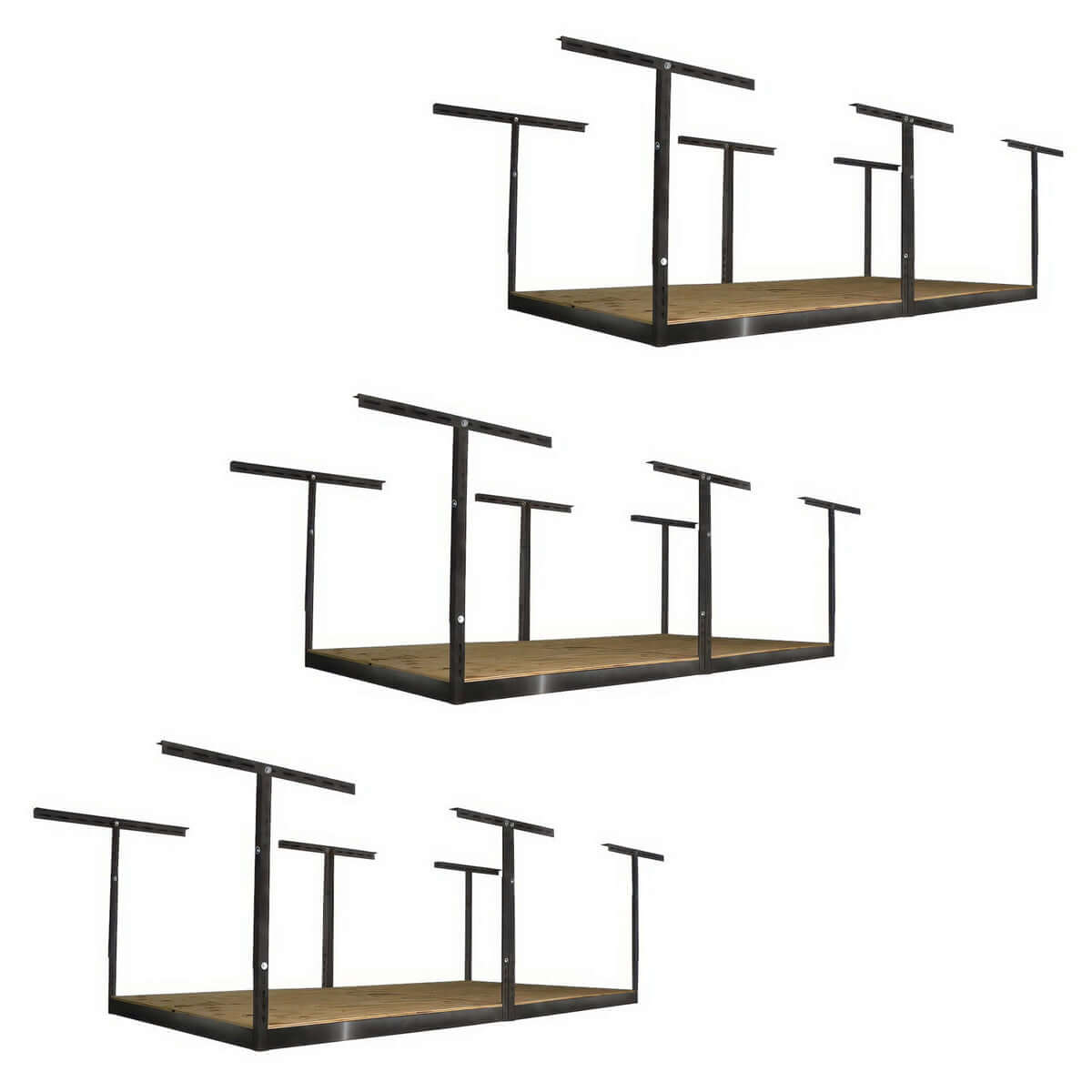 Garage Ceiling Storage Racks, 4'X8', 3 Pack | SafeRacks – Serious Garages