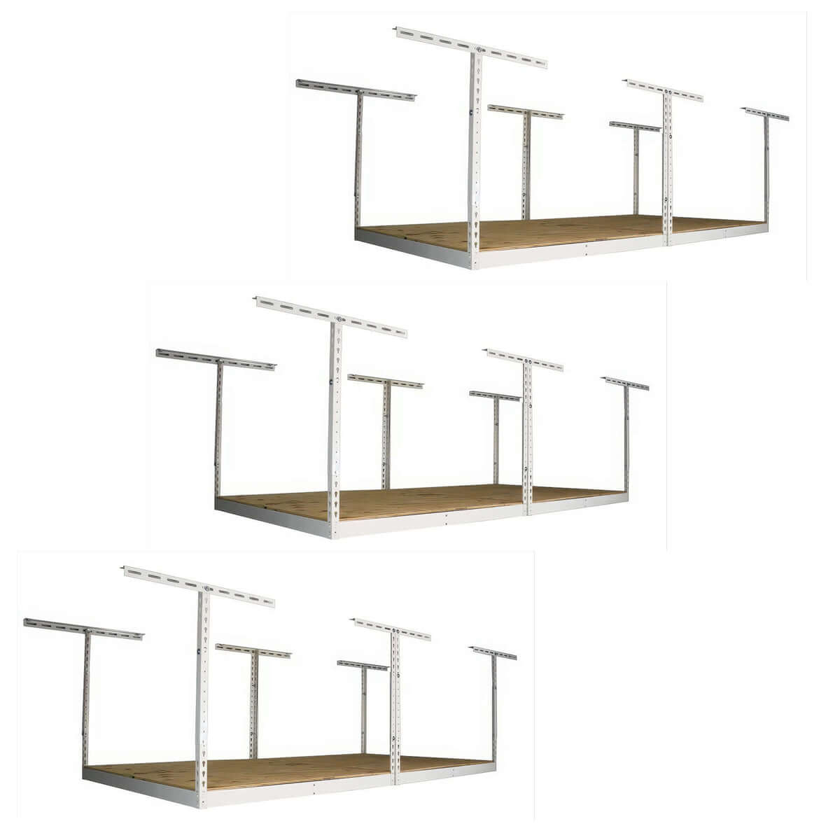 SafeRacks Garage Ceiling Storage Rack | Heavy Duty 4'x8' | Serious Garages
