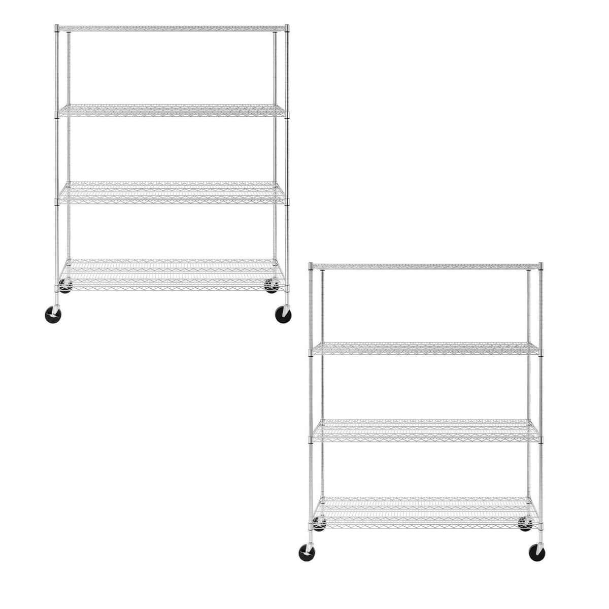 SafeRacks Heavy-Duty Garage Shelving | 4-Tier Wire Rack | Serious Garages