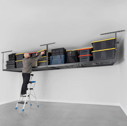 SafeRacks Garage Ceiling Storage Racks - 4x8 Two-Pack