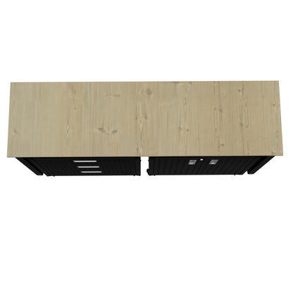 3 Piece Garage Cabinets, 1 Shelf/3 Drawer System