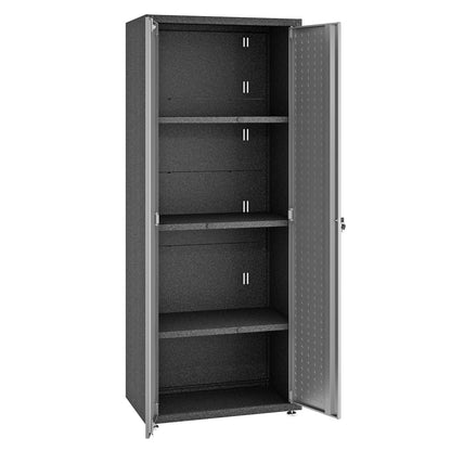 Tall Garage Cabinets, 75" Storage, Adjustable Shelves for efficient garage organization__DarkGray