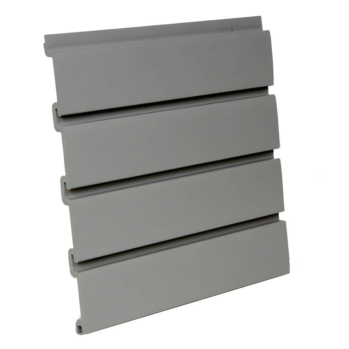 Slatwall Panels in taupe, 12" wide horizontal groove storage wall panel system for garage __Taupe