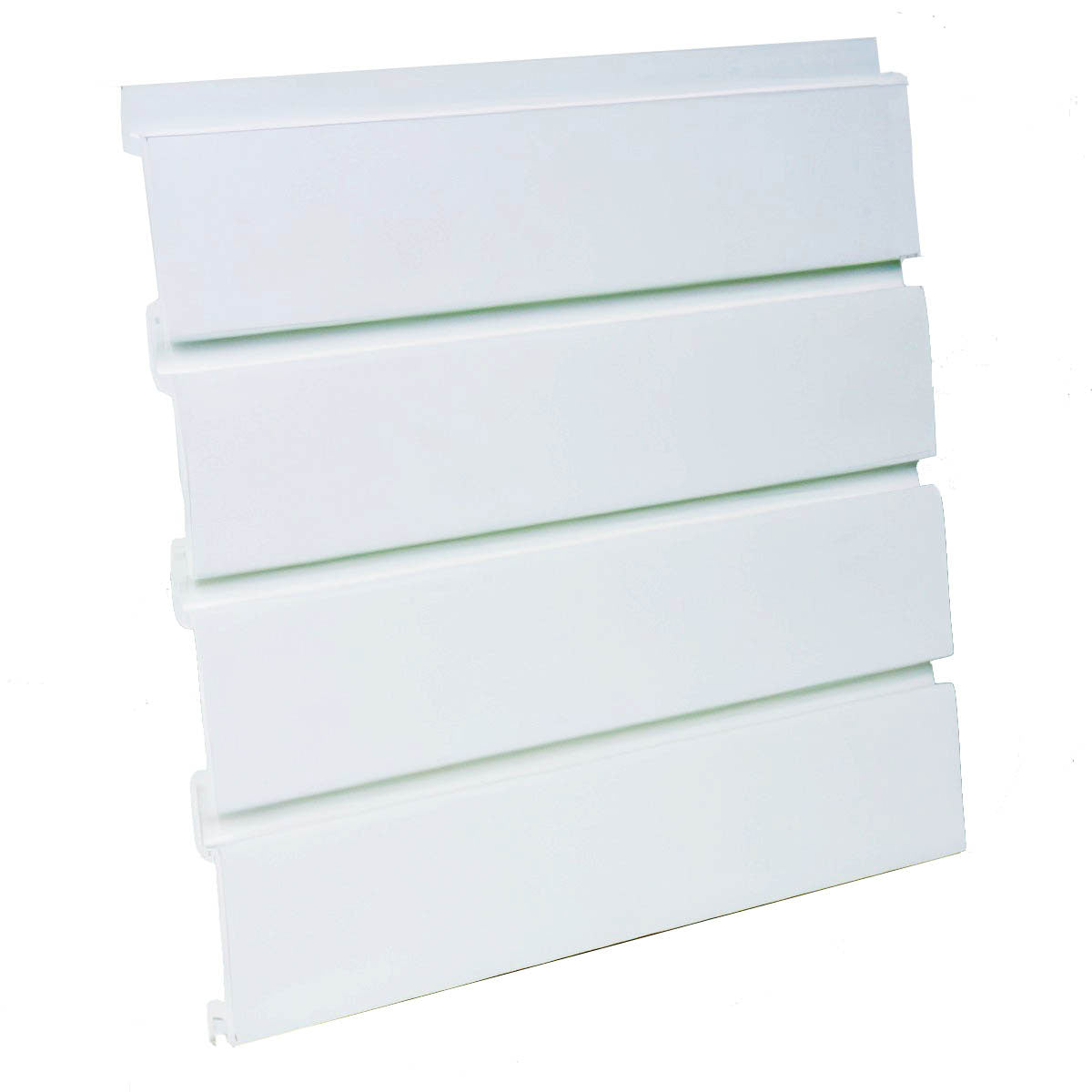 Slatwall Panels in white finish, 12" width horizontal groove wall organizer panel for garage storage__White